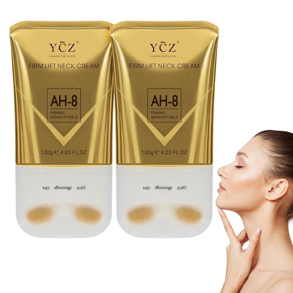 AH-8 Firm Lift Neck Cream – Gold/White